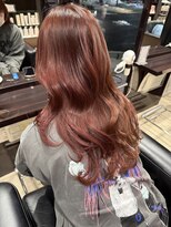 ナンブスカイ(nambu-SKY)&nbsp;ロングレイヤー　チェリーピンクブラウン