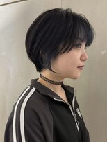 ガーデンタチカワネクスト(garden tachikawa next) マッシュショート耳掛けショート丸みショート大人上品20代30代