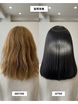 SENJYU 名古屋 名駅【髪質改善 縮毛矯正 白髪ぼかし特化サロン】【4/1OPEN(予定)】 髪質改善ストレート/ミディアムヘア