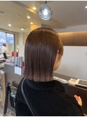 切りっぱなしボブ