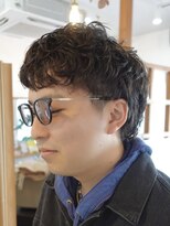 ディッセンバー 伊勢崎(December) メンズ/センターパート/似合わせカット/ニュアンスパーマ