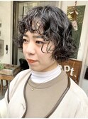 くるくるショートボブ
