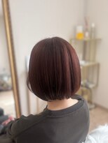 ビューティー サロン エレガンス(BEAUTY SALON ELEGANCE)&nbsp;やわらかさと艶をまとった、丸みショートボブ