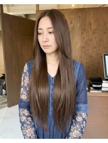 零秒女髪 千里丘店 上品で艶やかに魅せる髪質改善ロングスタイル艶髪美髪艶感