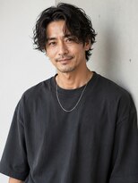 リリアーナ(LILIANA)&nbsp;池袋 毛流れパーマ 色気パーマ 大人メンズ アッシュブラック