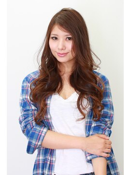 リンクスガーデン(LINKS GARDEN) カジュアルなロングウエーブスタイル