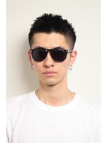 メリケンバーバーショップ フクオカ(MERICAN BARBERSHOP FUK)&nbsp;ソフトツーブロックフェザーマッシュくせ毛風パーマbb13