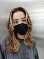 トニーアンドガイ 原宿店(TONI & GUY)&nbsp;大人気顔まわりハイライト/パールベージュ/ハイトーンカラー