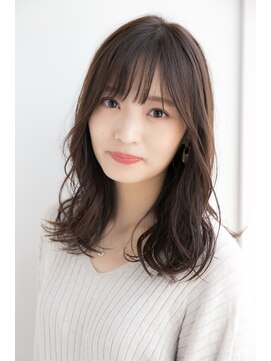 ラフ フロム ガーデン(Laf from GARDEN) 寺尾拓巳　大人かわいいイルミナカラーくびれレイヤーミディアム