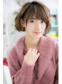 くせ毛風プリカールのフェミニンエアリーボブa1