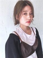 コンビネーション(combination)&nbsp;透明感スモーキーベージュ　アディクシーカラー 似合わせヘア