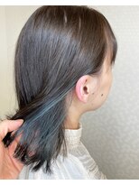 ヘアーアンドメイク ドレス(DRESS)&nbsp;インナーカラー　オリーブグレー