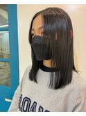 南越谷/新越谷【DAYS 】顔まわりカット×ぱつっとミディアムボブ