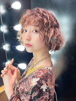 ボブパーマ_ホワイトグレージュネビージュこなれミディ_9243