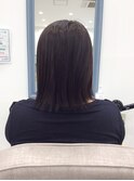 30代40代にも人気☆シルキーストレート縮毛矯正セミロング
