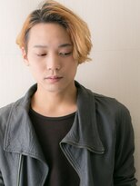 モッズヘア メン 上尾東口店(mod's hair men)&nbsp;個性派ハイトーンブロンドマッシュパーマスタイルR上尾