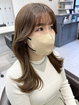 アデプト 北千住店(adept) 【adept北千住エリスタイル】韓国くびれヘア×アッシュベージュ