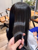 クローゼット 新宿(closet)&nbsp;【髪質改善】抜け感セミディ/透明感カラー/ナチュラルブラック