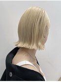 ボブ 切りっぱなし 髪質改善トリートメント 美髪ケラチンtr t53