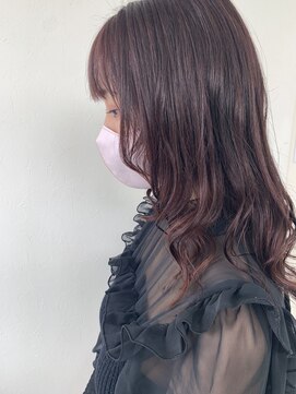 ピカソ こあら店 ロングヘアピンクヘア
