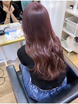 イオエ(ioe) イメチェン/外ハネボブ/ワイドバング/ブルーブラック/美髪