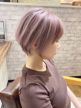 ヘアークルーズピース (hair cruise Piece) ハイトーン×丸みショート^ ^