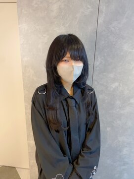 ガルボヘアー 名古屋栄店(garbo hair) #名古屋#栄#プルエクステ#ロングウルフ#黒髪#10代#20代