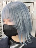 ペールブルー[新宿駅/イメチェン/レッドブラウン]