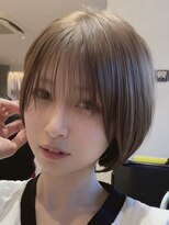 ロンドブルーム 天神大名店(Lond Bloom) 大人マッシュショート丸みショート黒髪ショートベリーショート