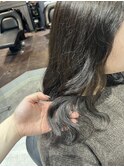 インナーカラー×グレー/かれん