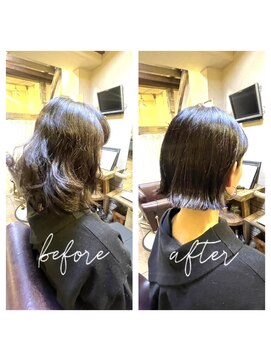 アックスピュア(axe pure) オシャレな外ハネボブスタイル