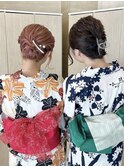 浴衣ヘアアレンジ