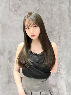 アディション 新宿(ADITION) オリーブベージュ/レイヤーカット/韓国レイヤーカット