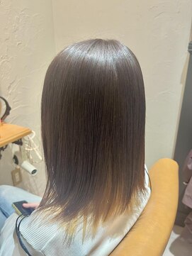 スーリール 伊都店(Sourire) ブリーチ毛縮毛矯正