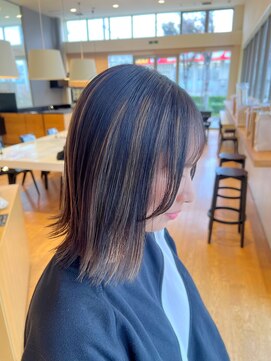 サラ ビューティ サイト 春日(SARA Beauty sight) 外ハネBob/Bob/顔周りcut/シースルーバング