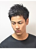 ★くせ毛風アップバンクショートツーブロックショート