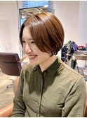 前髪なしの丸みショート◎