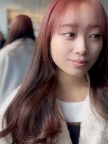 ダブル アンダーバー サロン(W_SALON) ルーツカラー/ピンクグラデーション