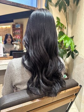 ヘアリゾート粋 ティガ 池袋店(tiga) 艶髪/透明感/ダークグレージュ/セミロング