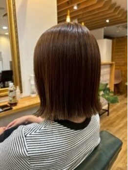 リッチ 横須賀中央店(Rich)の写真/ダメージレス縮毛矯正で理想のナチュラルストレートに♪縮毛矯正×髪質改善トリートメントで柔らかな艶髪へ