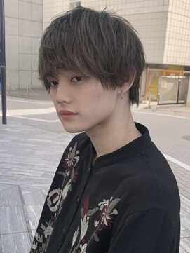 ユーフォリア 渋谷グランデ(Euphoria SHIBUYA GRANDE) ラウンドマッシュ　ニュアンスカラー　グレージュ　MOMO