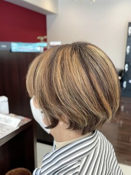 ファム 十日市店(femme) ハイライト×ショート