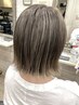 カット＋カラー＋白髪ぼかしハイライト＋トリートメント￥20500～