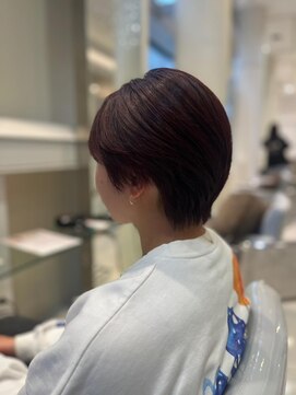 アバーブ ギンザ(Above Ginza) 20代30代40代50代◎ハンサムショート/ワインレッド