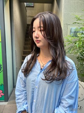 ナインセンス 下北沢(9_________nine sense) シルバーベージュ + ロングヘア【下北沢】