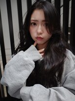 ルイマダーナ 栄店(LOUIMADNA)&nbsp;顔周りカット 小顔カット グレージュカラー 透明感カラー 20代