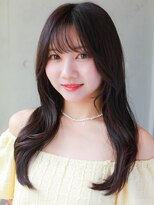 ヘアサロン ガリカ 表参道(hair salon Gallica)&nbsp;ブリーチなし透明感カラー暗髪ロング×レイヤーカット