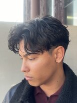 アリーム(Areem) 香川フェザーパーマセンターパートメンズパーマシャドウパーマ