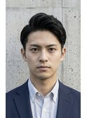 ▼アップバング/メンズカット/ツーブロック/ビジネスマン