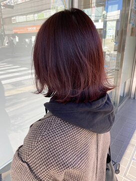 アッシュ 等々力店(Ash) チェリーレットボブ